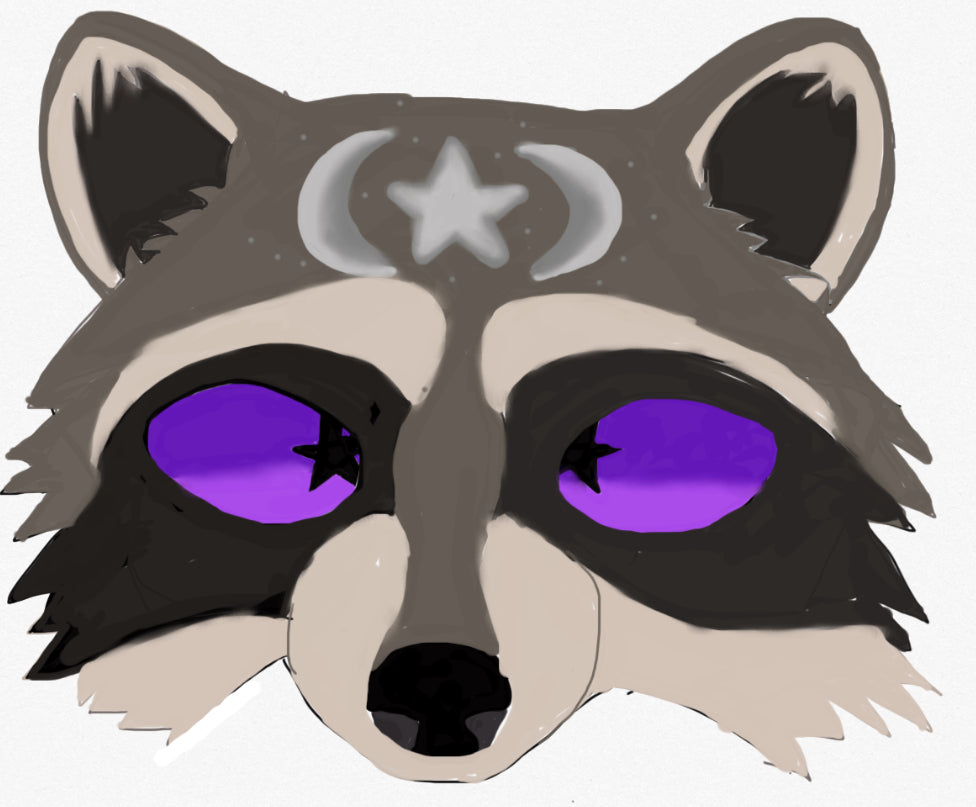 Commission-Raccoon therian mask