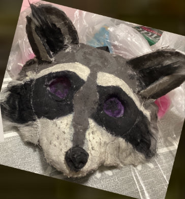 Commission-Raccoon therian mask