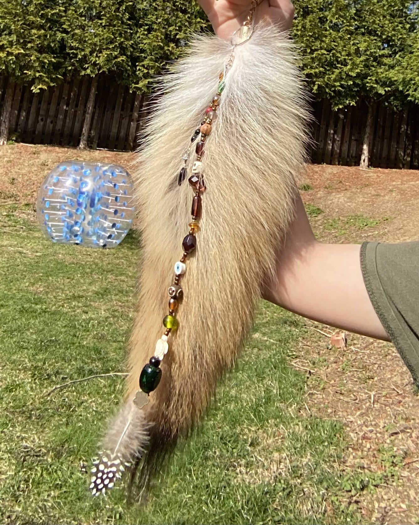 Tail keychain