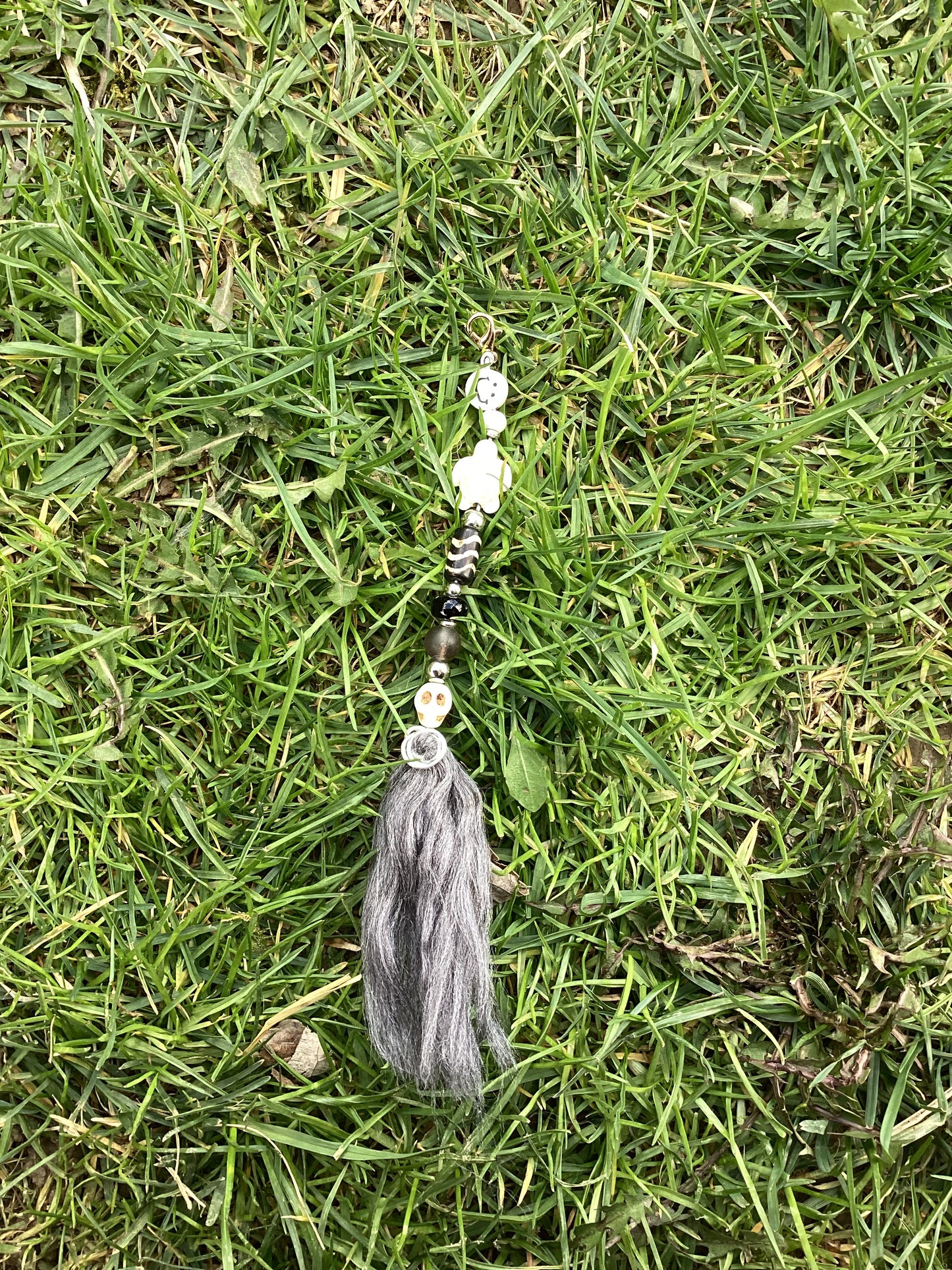 Mask keychain accessory